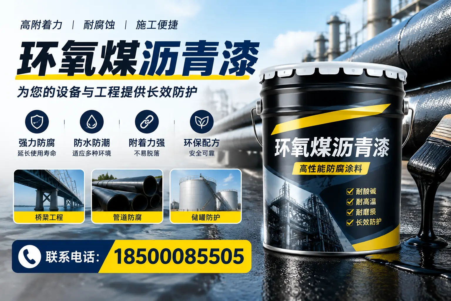 环氧煤沥青漆与其他涂料的对比分析，助力中山企业决策